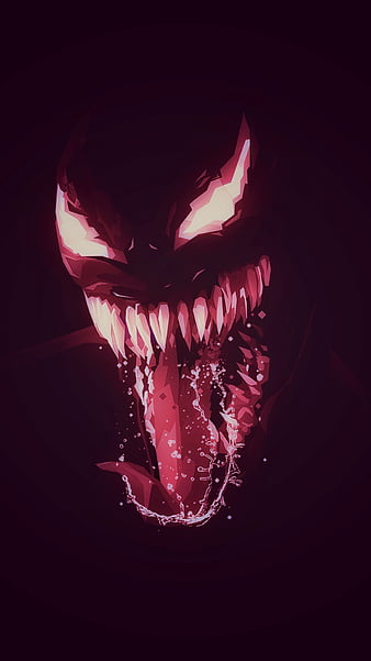 Red Venom, Venom Red and Black HD phone wallpaper