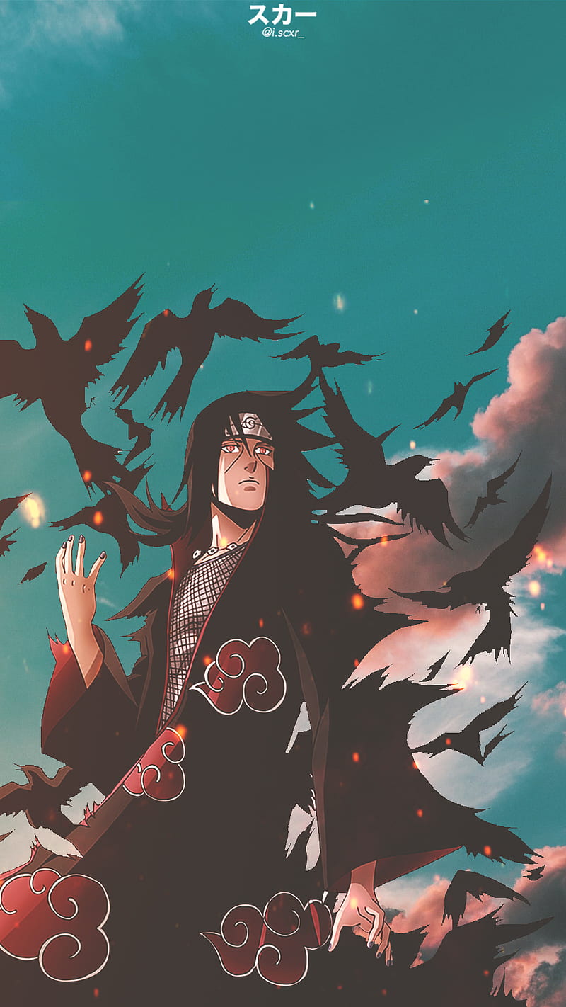Itachi Uchiha Crows Naruto Desktop Wallpaper: Free Download