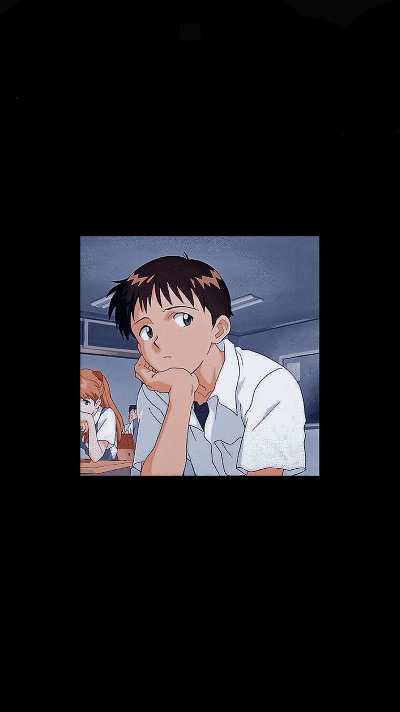 Shinji ikari with beer in his right hand anime on Craiyon-demhanvico.com.vn