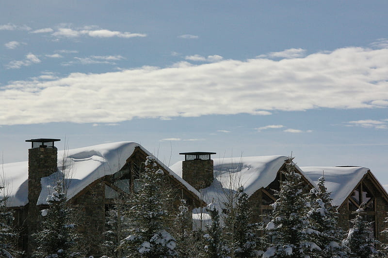 Teton Village, Wyoming, Skiers, Scenic, Rentals, Snow, Tourism, Vacation, HD wallpaper