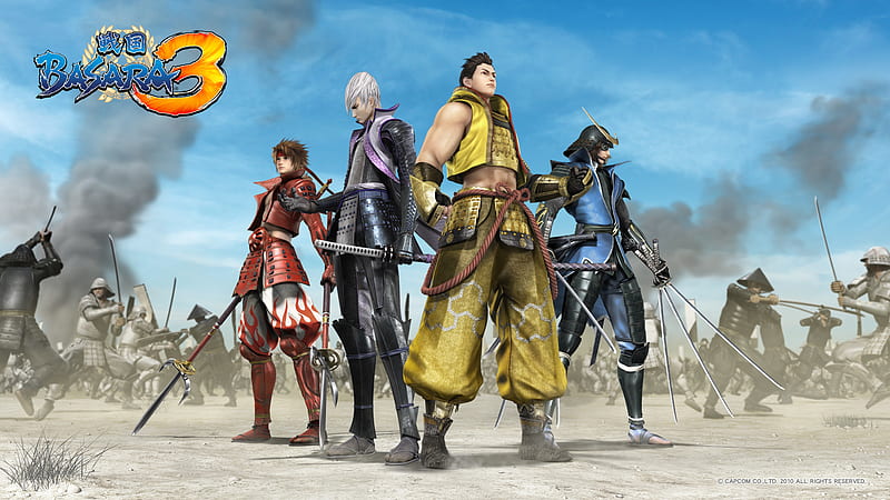 戦国basara 3 Sengoku Basara 3 Tokugawa Ieyasu Mitsunari Ishida Masamune Date Hd Wallpaper Peakpx