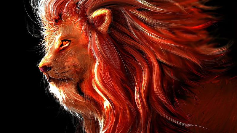 ebbe tidevand Gym ulæselig HD red lion art wallpapers | Peakpx