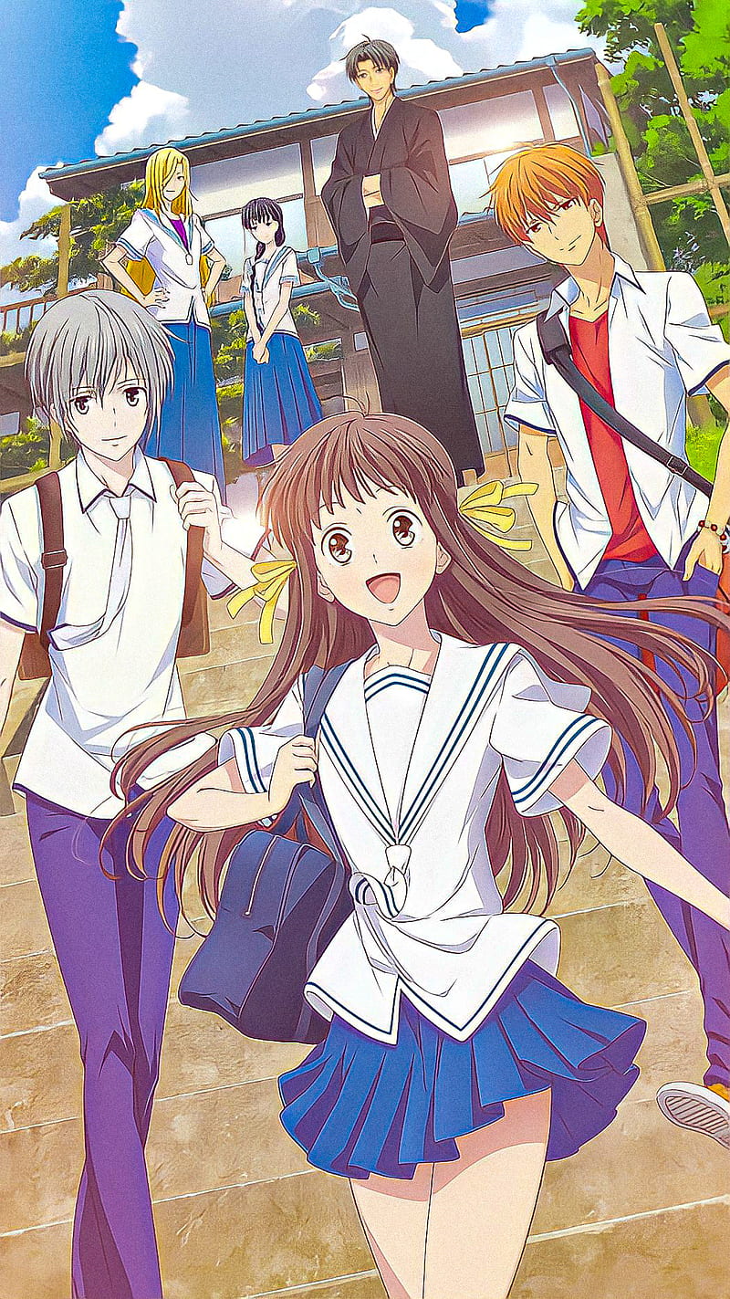 Download Fruits Basket Tohru Kyo Yuki Wallpaper, Wallpapers.com