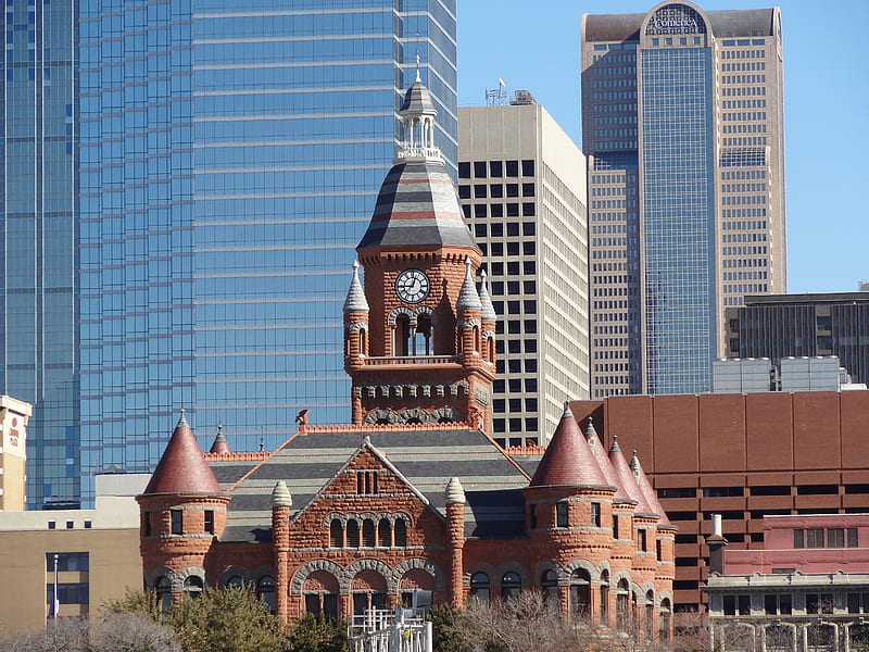 Dallas County Courthouse, courthouse, court, downtown dallas, dallas, HD wallpaper