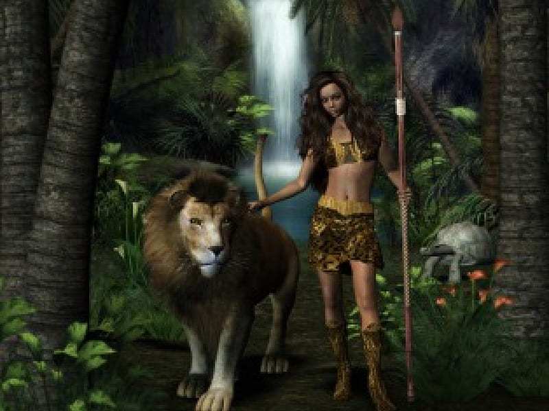 Jungle Queen Queen Jungle Lion Hd Wallpaper Peakpx