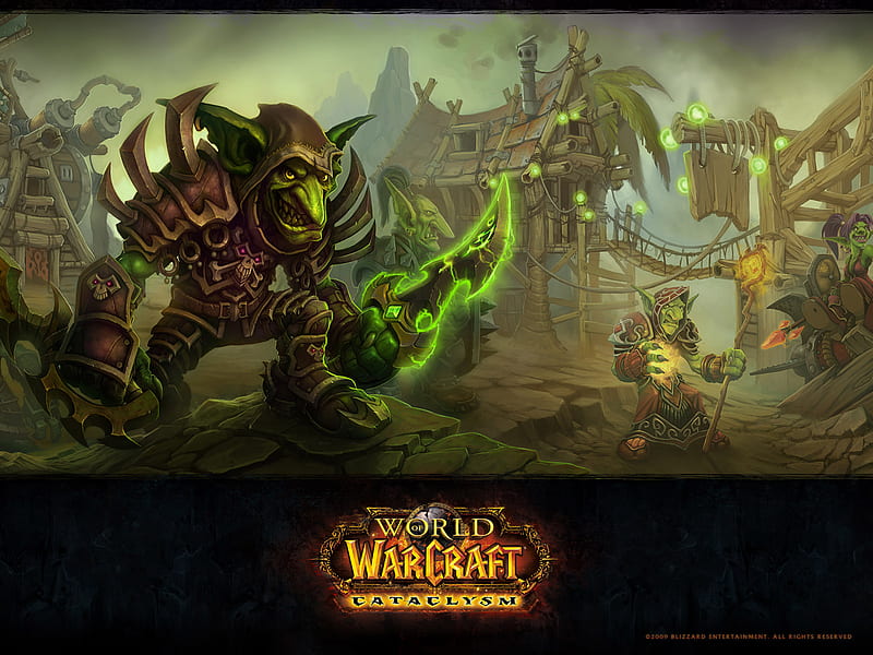 World of Warcraft: Cataclysm, warrior, video game, world of warcraft, sword, adventure, HD wallpaper