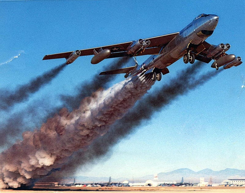 Rocket Plane, aircraft, plane, stratojet, boeing, united states air force, b 47, HD wallpaper