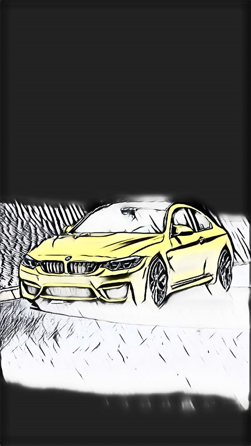 Yellow Bmw M Edit Hd Phone Wallpaper Peakpx