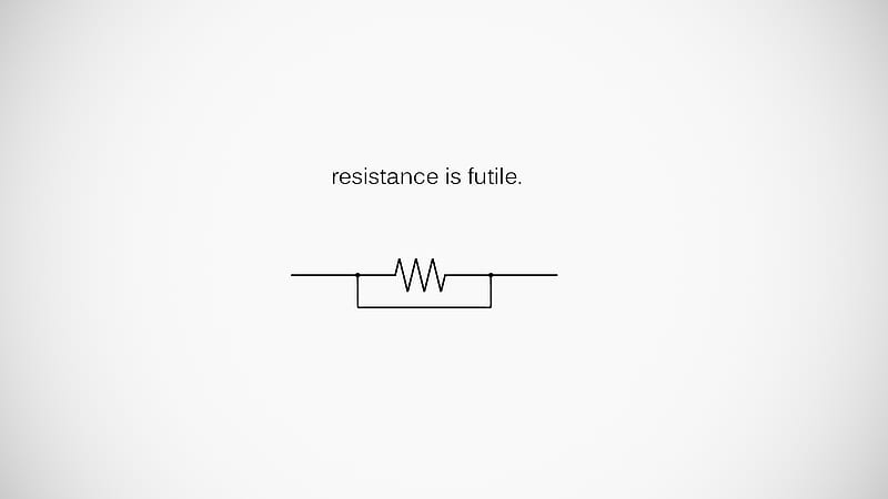 Resistance Is Futile Star Trek, HD wallpaper