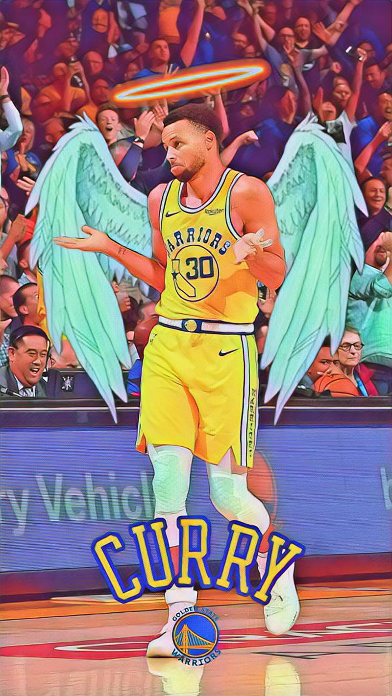 Stephen Curry Angel 2, Golden State Warriors, Nike, Warriors, Stephen Curry,  HD phone wallpaper | Peakpx