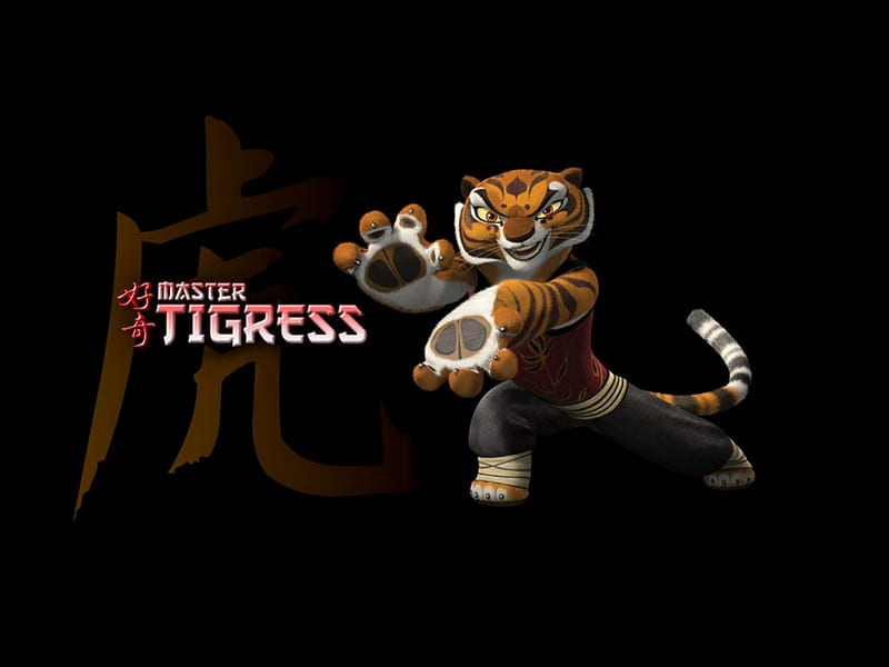 Master Tigress, fantasy, kungfu panda, tiger, tigress, HD wallpaper