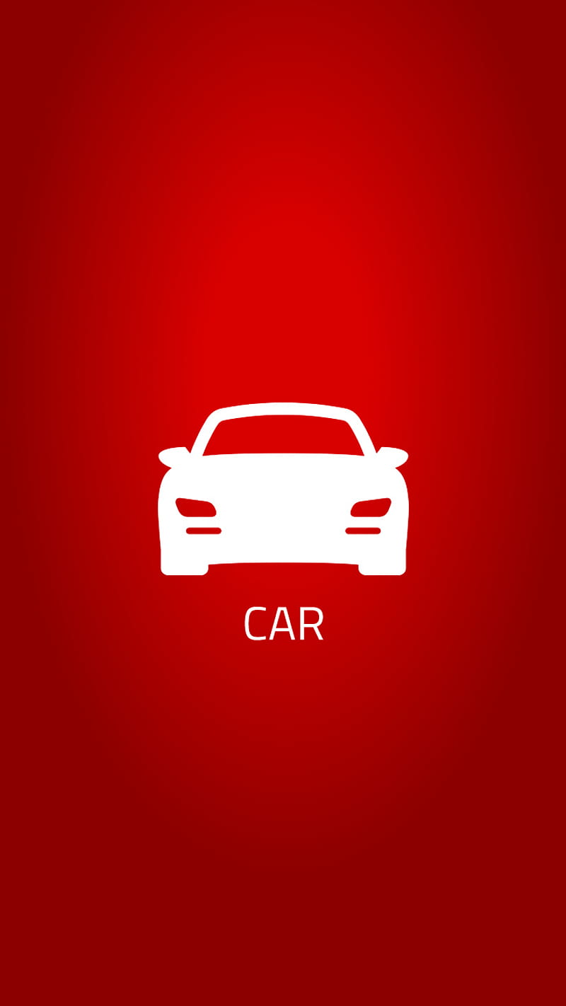 CAR, dashboard, drive, icon, nav, place, red, simile, HD phone wallpaper