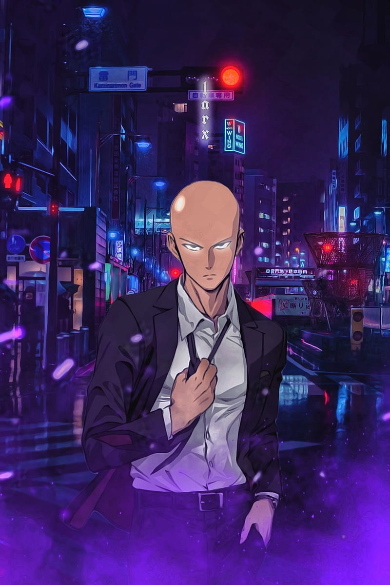 Download Saitama One Punch Man Marvelous Anime Halloween Wallpaper In Many  Resolutions