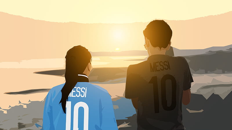 Messi Digital Art, leo-messi, esports, football, lionel-messi, fc-barcelona, fcb, HD wallpaper