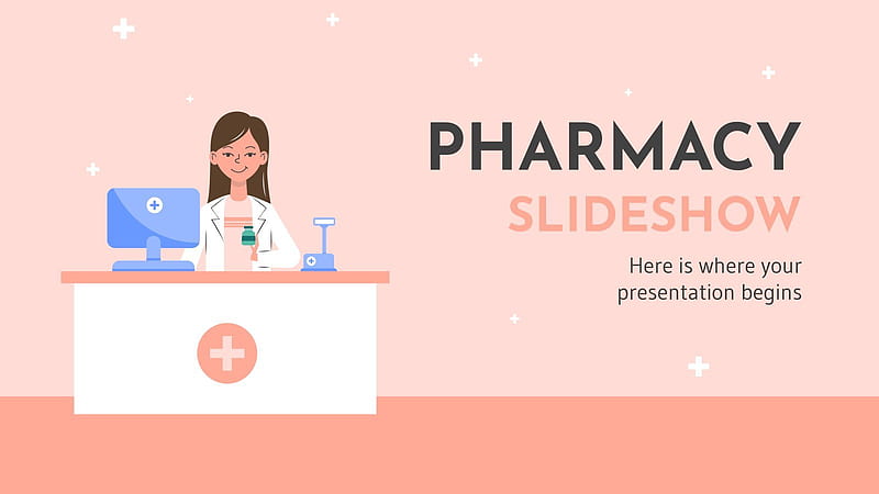 Pharmacy Themed Templates For Google Slides, Cute Pharmacy, HD wallpaper