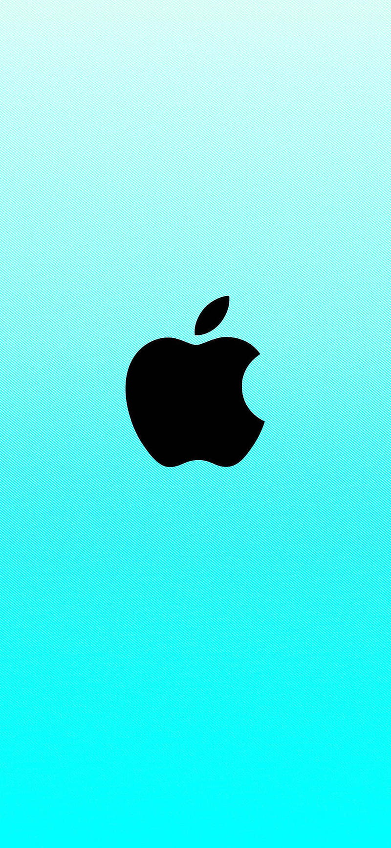 Cyan Blue Apple Logo, HD phone wallpaper | Peakpx