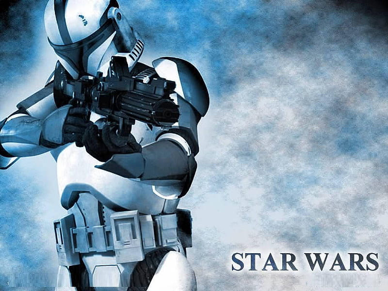 Clone Trooper Blue Fan Art, Clone Trooper Star Wars, HD wallpaper