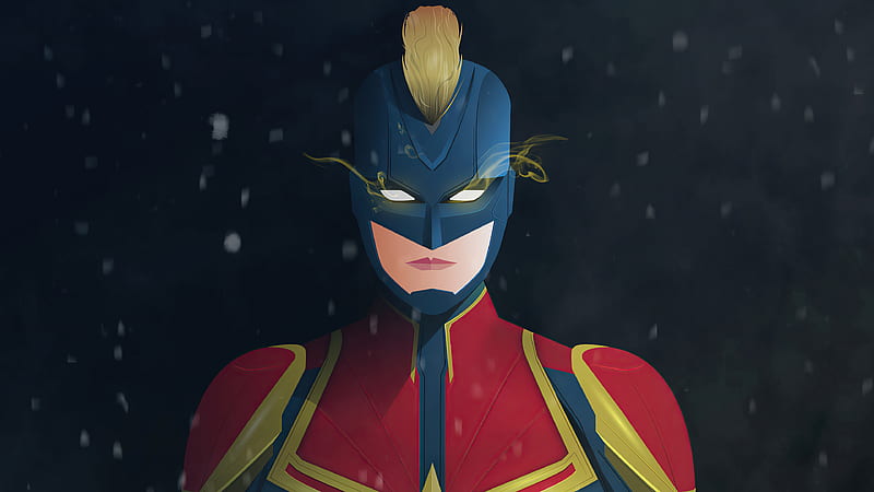 Captain Marvel New 2020, captain-marvel, superheroes, artwork, artist, artstation, HD wallpaper