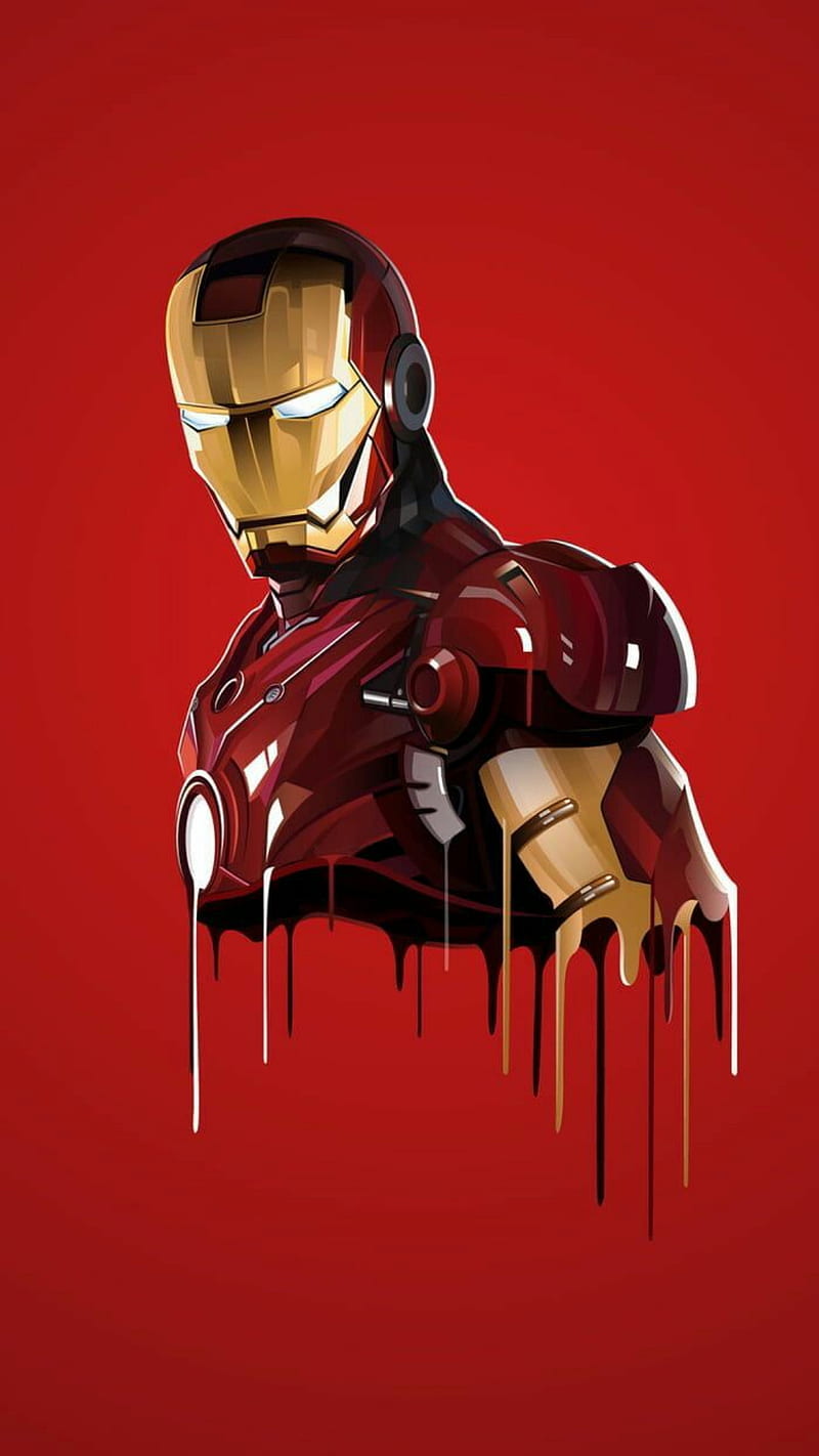 Iron Man, avengers, endgame, infinity war, iron man endgame, marvel, melting, stark, tony stark, HD phone wallpaper