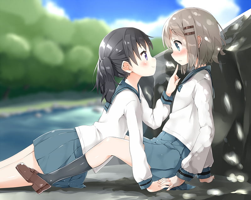 yukimura aoi and kuraue hinata (yama no susume) drawn by