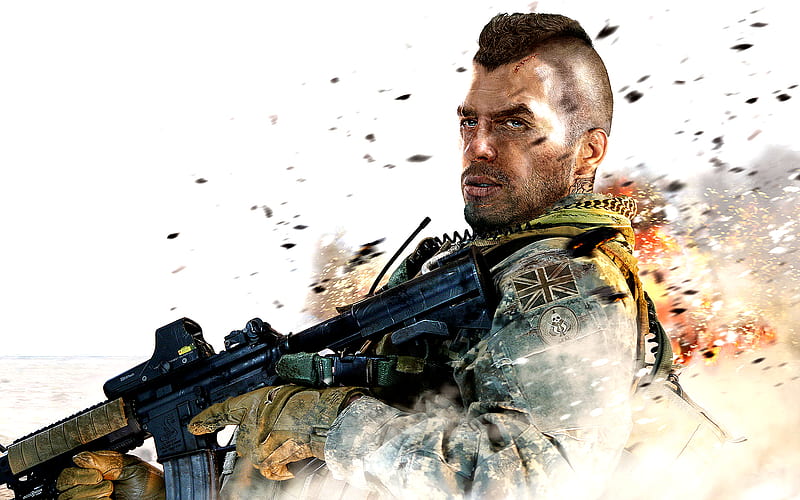 Call of Duty 4 - Modern Warfare II, soap, guerra, modern warfare ii, video  game, HD wallpaper | Peakpx