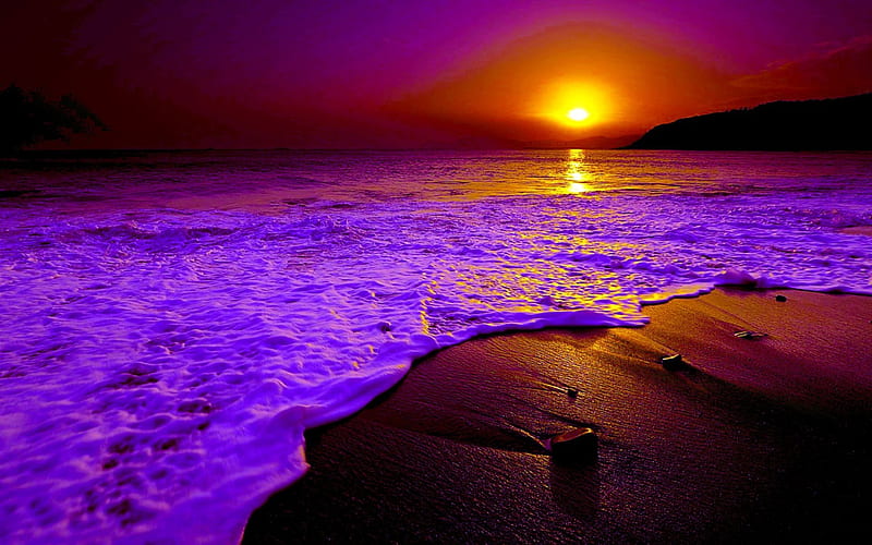 BRAND NEW DAY AWAITS..., beach, sunrise, waves, sky, sea, HD wallpaper ...
