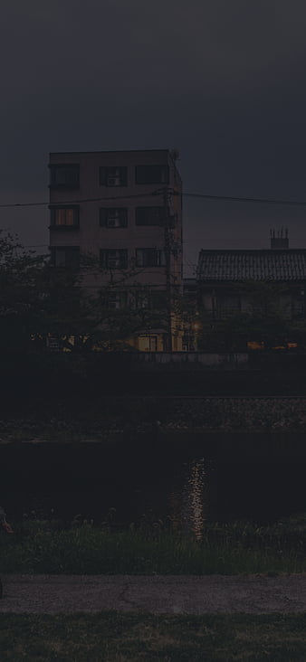 japon, Asia, dark, HD phone wallpaper