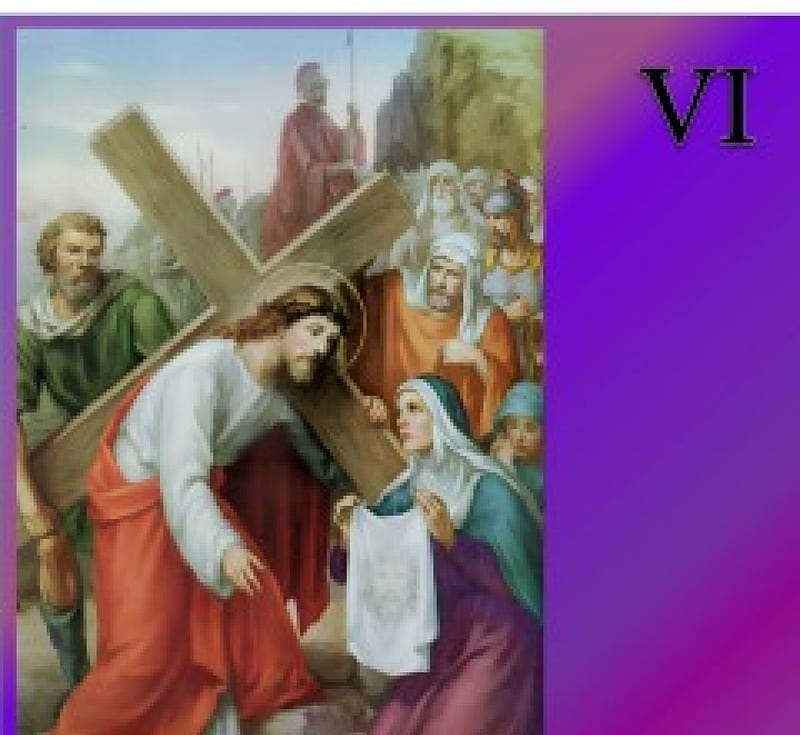Via crucis VI, christ, jesus, gospel, passion, bible, cross, HD wallpaper