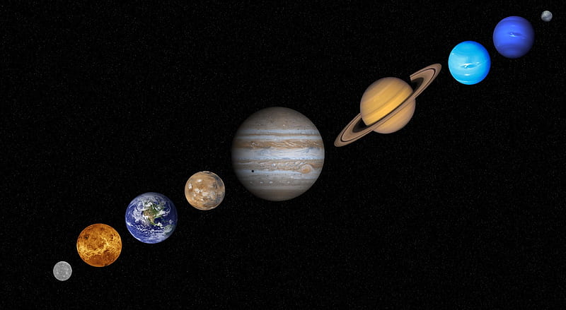 Planets , Planetary Alignment, Space, Earth, Mercury, Venus, Mars • For You, HD wallpaper