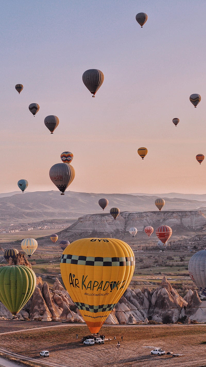 Cappadocia, ballons, turkey, HD phone wallpaper | Peakpx