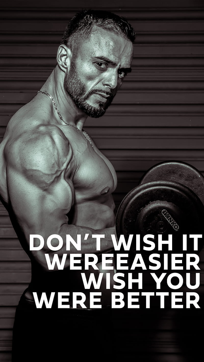 Wish you were better, body, bodybuilding, bodybuilding , fitness, fitness , gym, gym, HD phone wallpaper