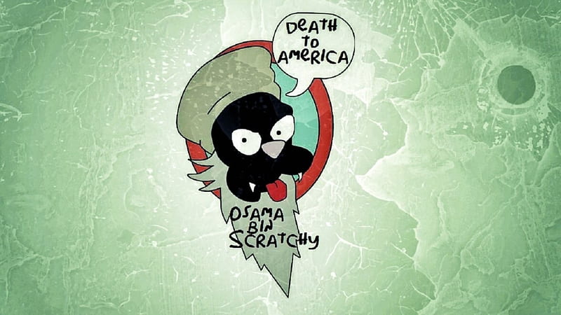 Osama bin Scratchy, scratchy, simpsons, laden, bin, osama, america, HD  wallpaper | Peakpx