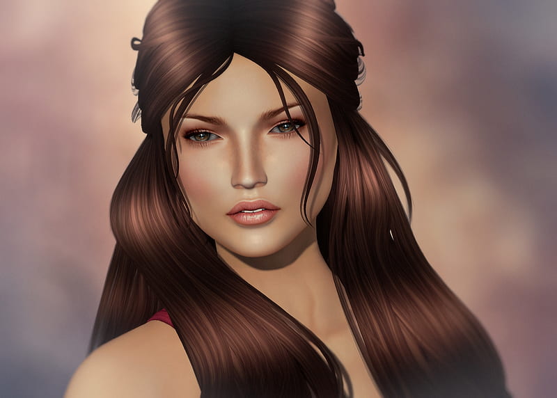 1080p Free Download Girl Fantasy Rendering Face Woman Beauy Hd Wallpaper Peakpx 