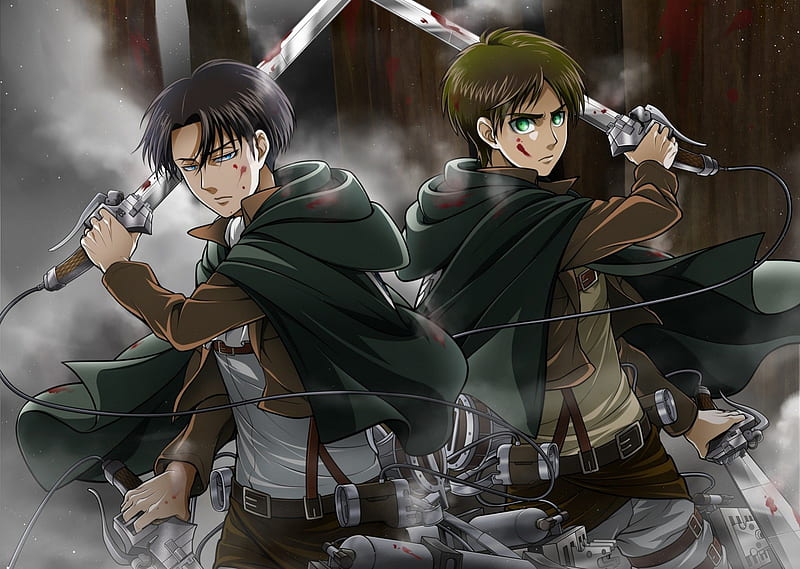 HD wallpaper: anime boys, Shingeki no Kyojin, Eren Jeager, season 4