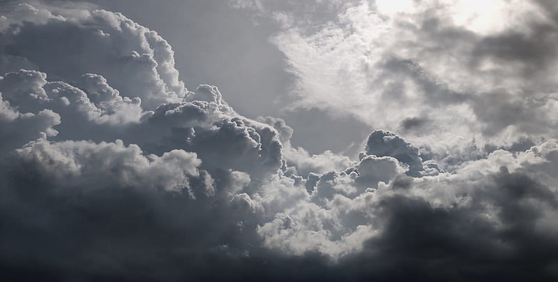 Clouds, calm, god, gray, nature, rain, serene, sky, sun, white, HD wallpaper  | Peakpx