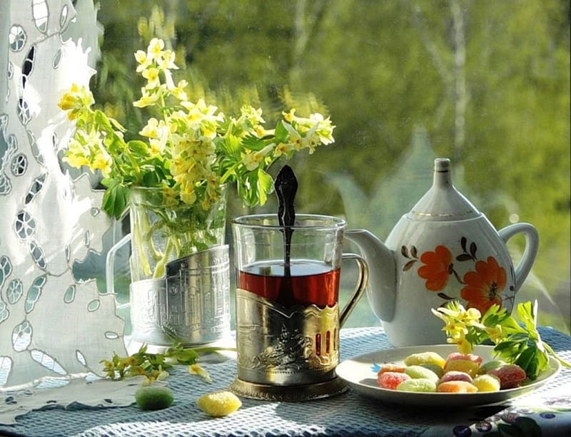 Tea time, sa bem, timpul, un ceai, a venit, HD wallpaper