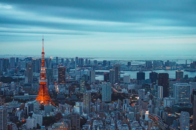 Tokyo Tower, tokyo-tower, tower, tokyo, world, graphy, buildings, skycrapper, HD wallpaper