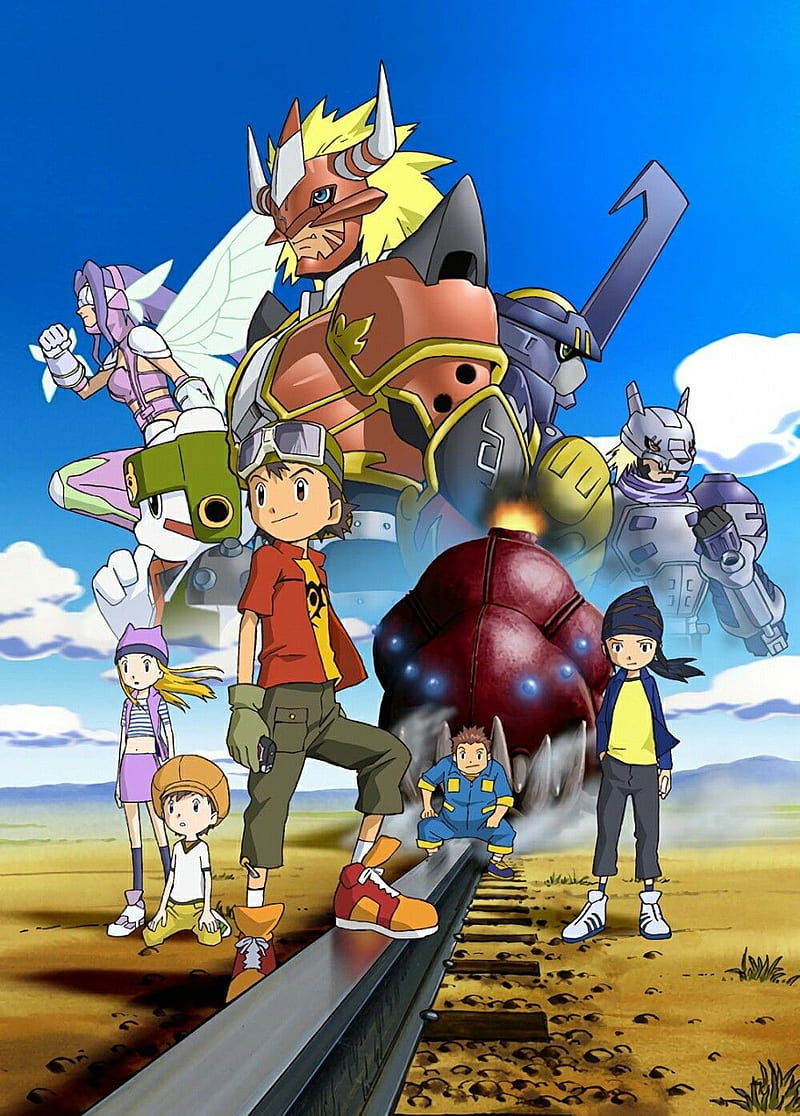 Digimon Frontier, anime, digimon 4, HD phone wallpaper