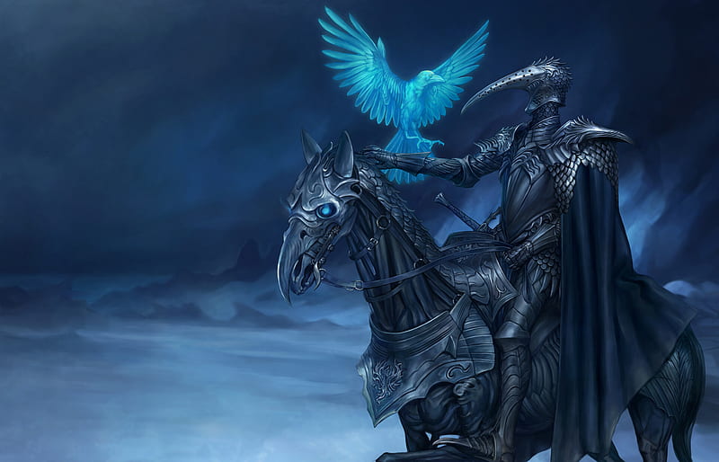Fantasy, Knight, Armor, Horse, HD wallpaper