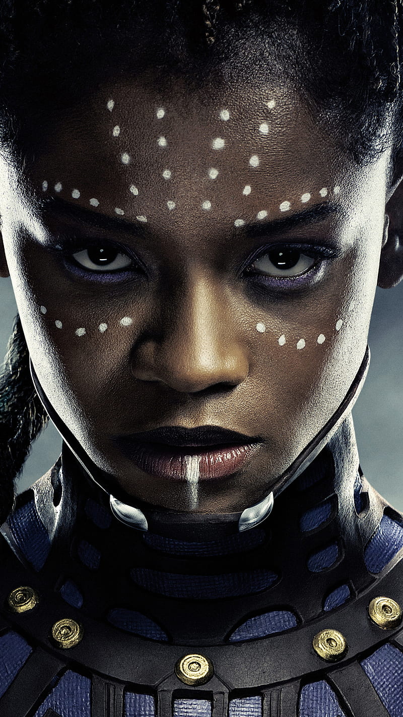 Black Panther, letitia wright, movie, HD phone wallpaper