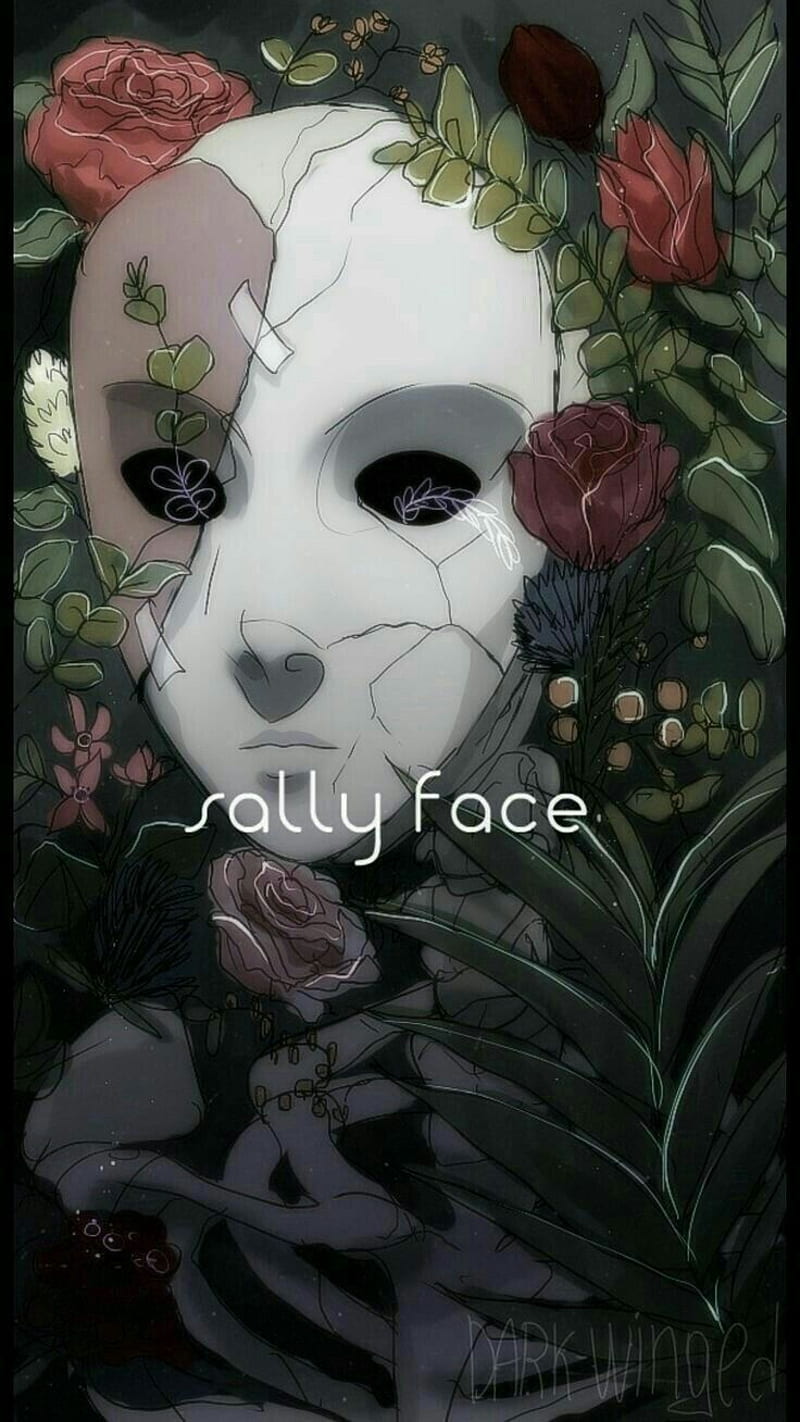 Sally Face Poster, art, fan, game, fanart, HD phone wallpaper