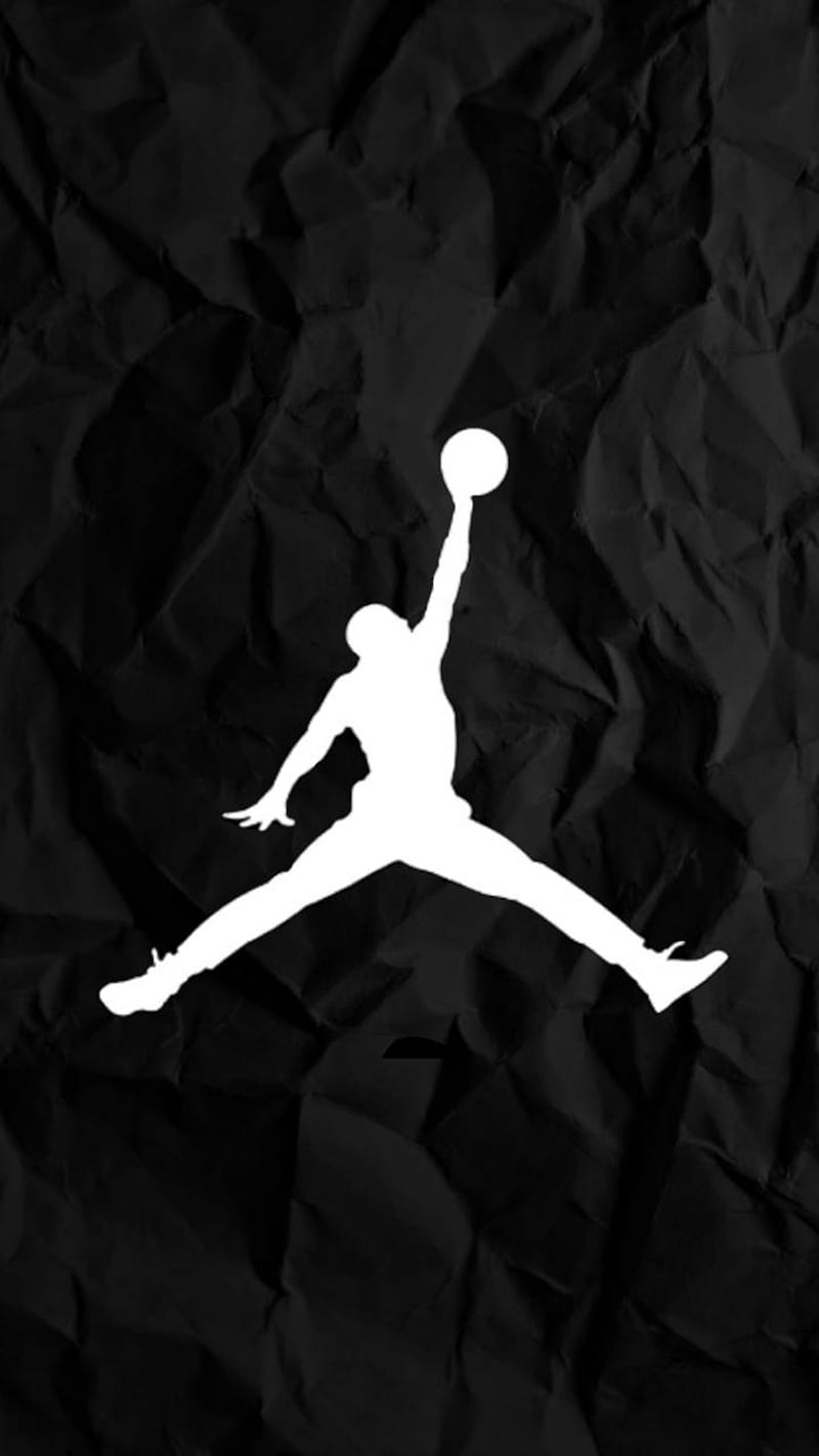 Air Jordan, basketball, black, dark, summer, HD phone wallpaper