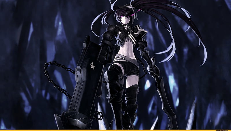 Tirador De Rock Negro Brs Chica Anime Anime Fondo De Pantalla Hd Peakpx