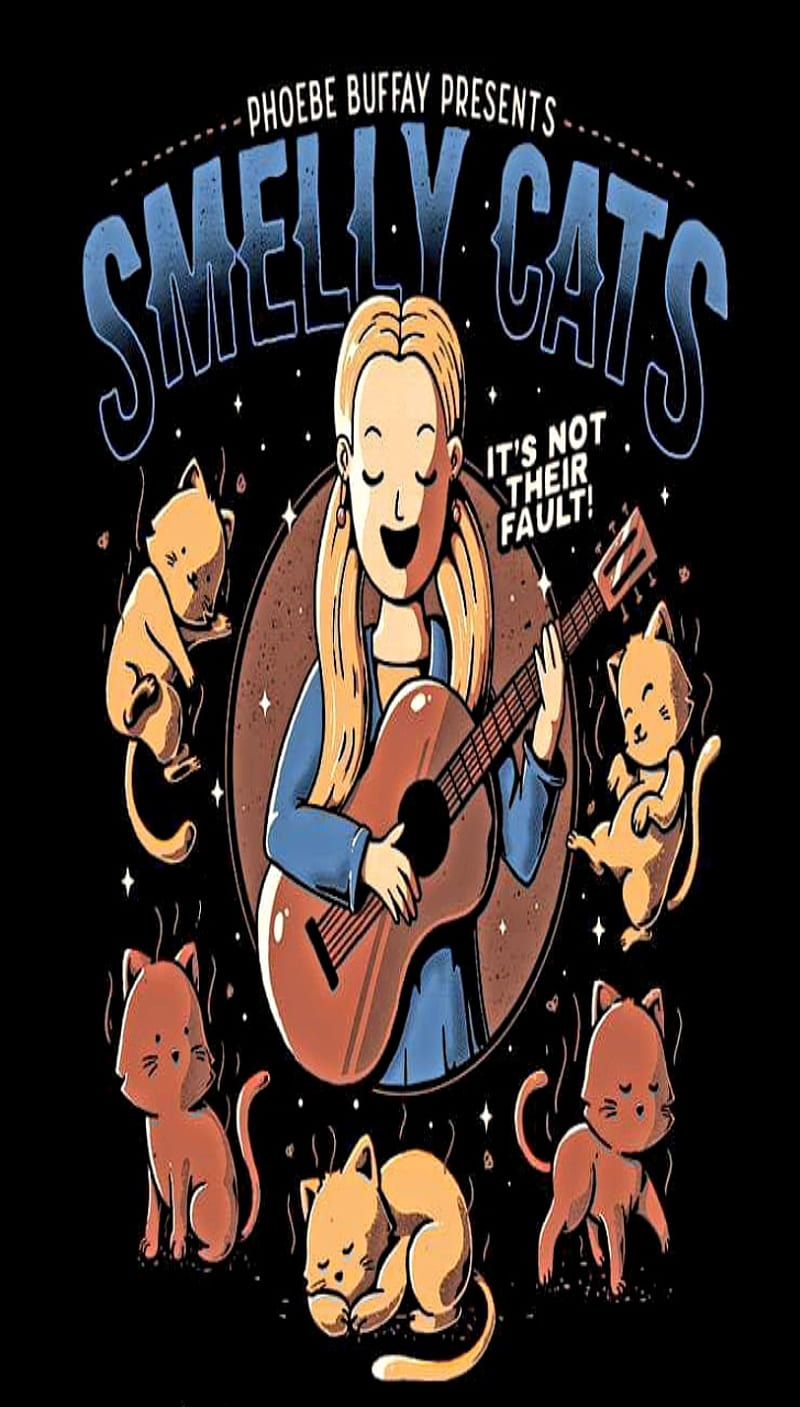 Smelly Cats, tv, show, friends, funny, HD phone wallpaper