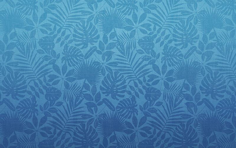 Blue Hawaiian printing-Mac OS, HD wallpaper