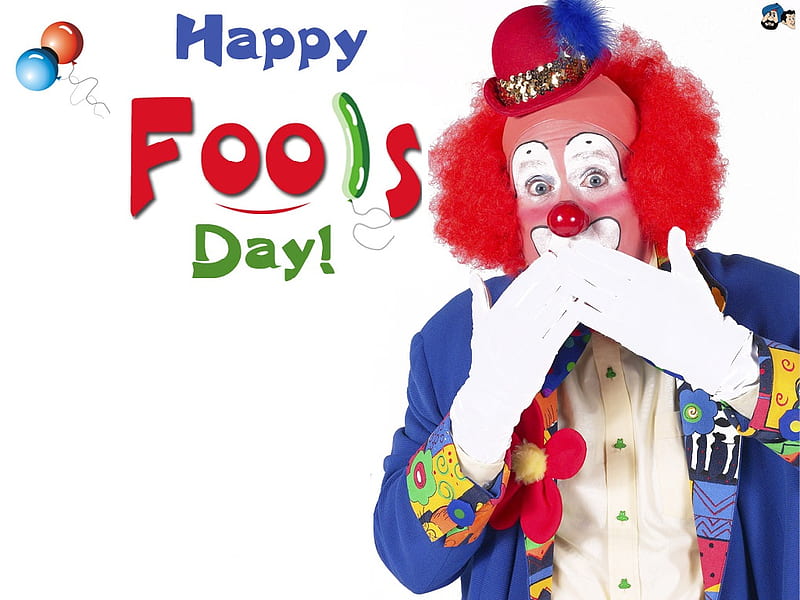 April Fools Day, fool, clown, april fool, silly, HD wallpaper