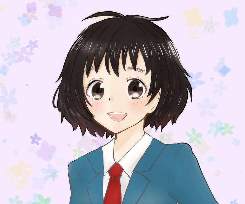Anime, To Become a Real Heroine! The Unpopular Girl and the Secret Task, Hiyori Suzumi, HD wallpaper