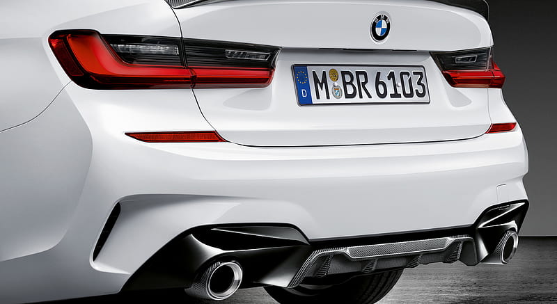 2019 BMW 3 Series M Performance Parts - Rear Bumper , car, HD wallpaper