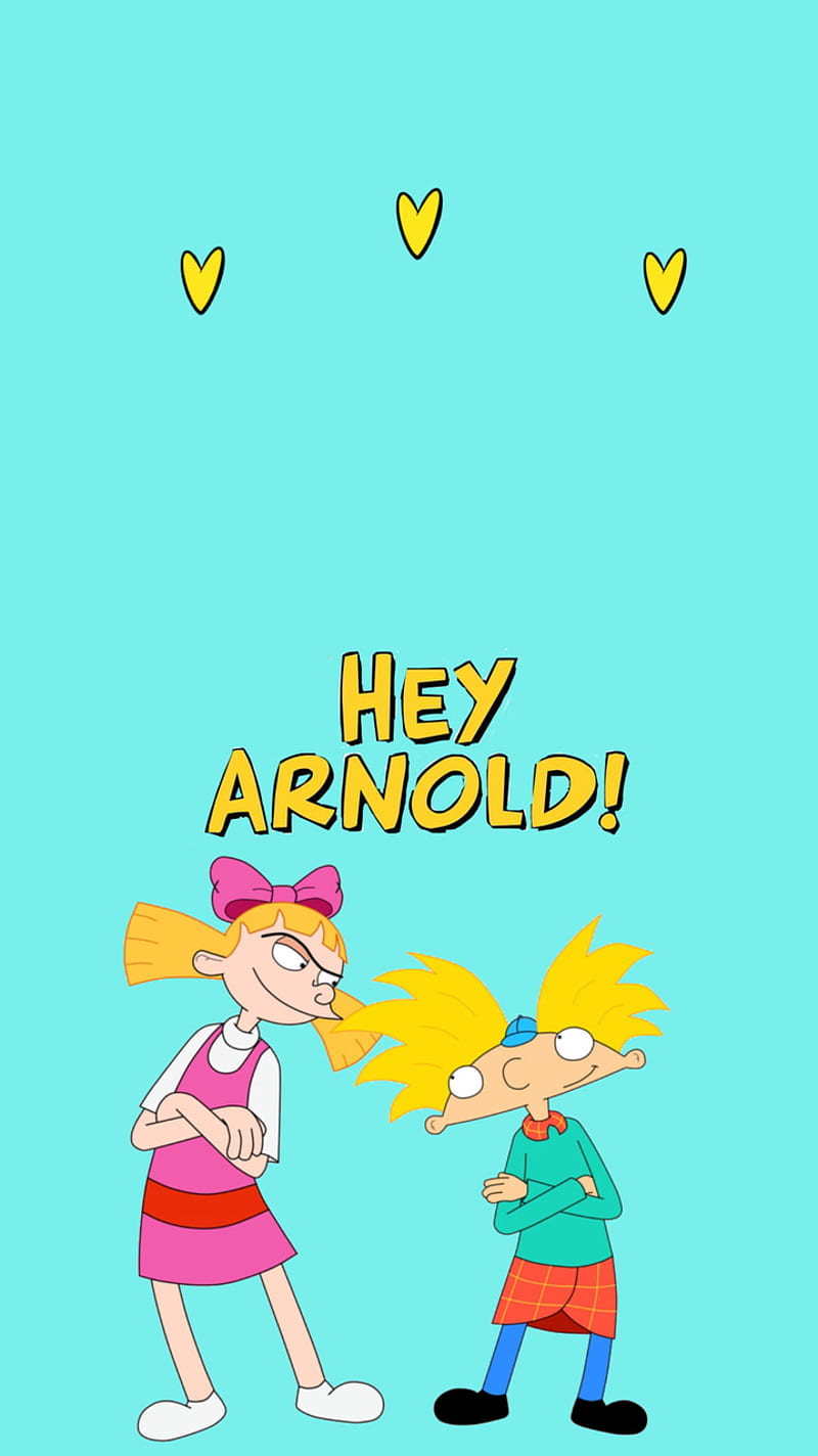 about Helga and arnold❤️. See more about hey arnold, nickelodeon and love, HD phone wallpaper