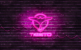 DJ Tiesto red logo superstars, dutch DJs, red brickwall, DJ Tiesto logo ...